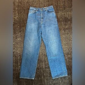 Imogene + Willie Catherine Super High Rise Trouser Leg Jeans In Blue Size 32